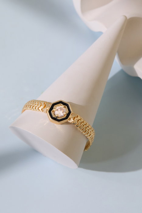 Heliophilia Silver Pulsera de Metal Dorado CBL9933